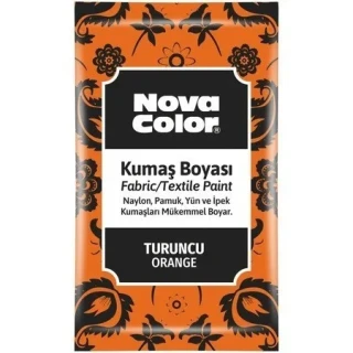 Nova Color 12 Gr Toz Kumaş Boyası Turuncu Nc-906