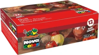 Nova Color 25 Ml Guaj Boya Şişe 12 Li Nc-461