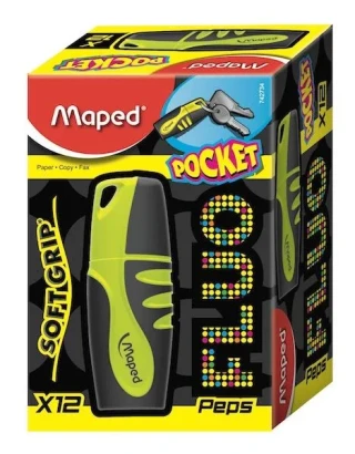 Maped Fluopeps Mini Fosforlu Kalem Sarı 742737-742734