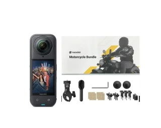 Insta360 X5 Aksiyon Kamerası - Motosiklet Kiti Siyah