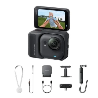 Insta360 Go Ultra Siyah Aksiyon Kamerası - Creator Kit