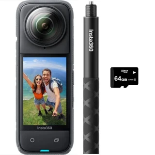 Insta360 X4 Aksiyon Kamera - Selfie Stick 114 cm