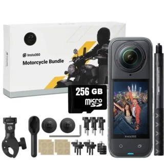Insta360 X4 8k 360 Derece Kamera Motorsiklet Kiti 256GB