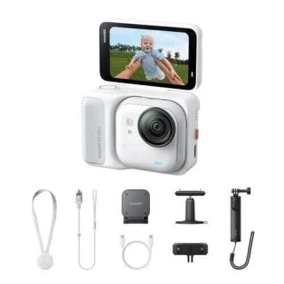 Insta360 Go Ultra Beyaz Aksiyon Kamerası - Creator Kit